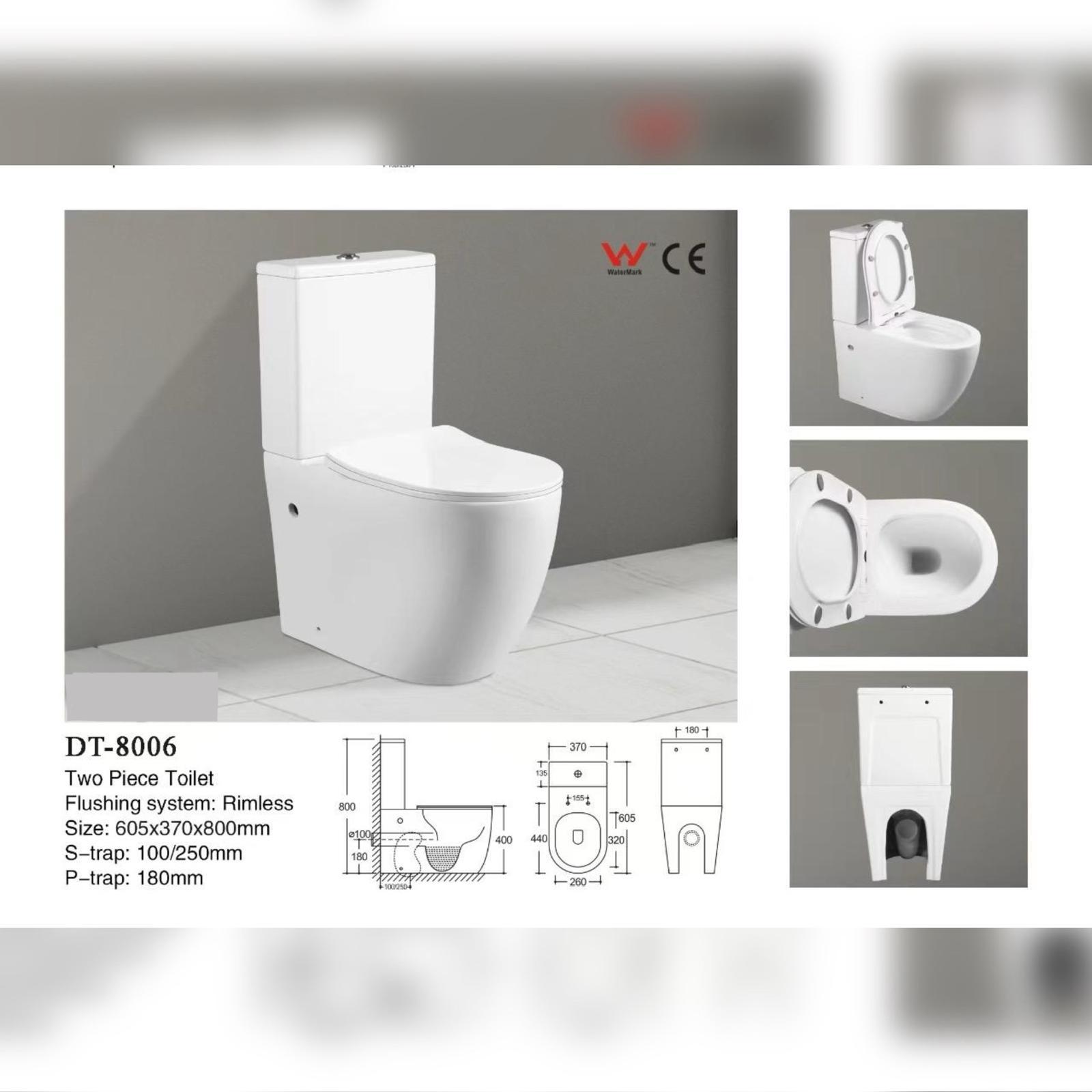 DT-8006 Two Piece Toilet